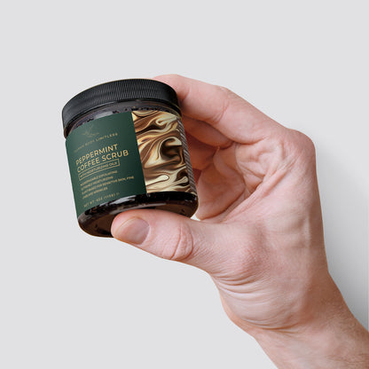 100% Natural Peppermint Coffee Scrub