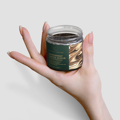 100% Natural Peppermint Coffee Scrub