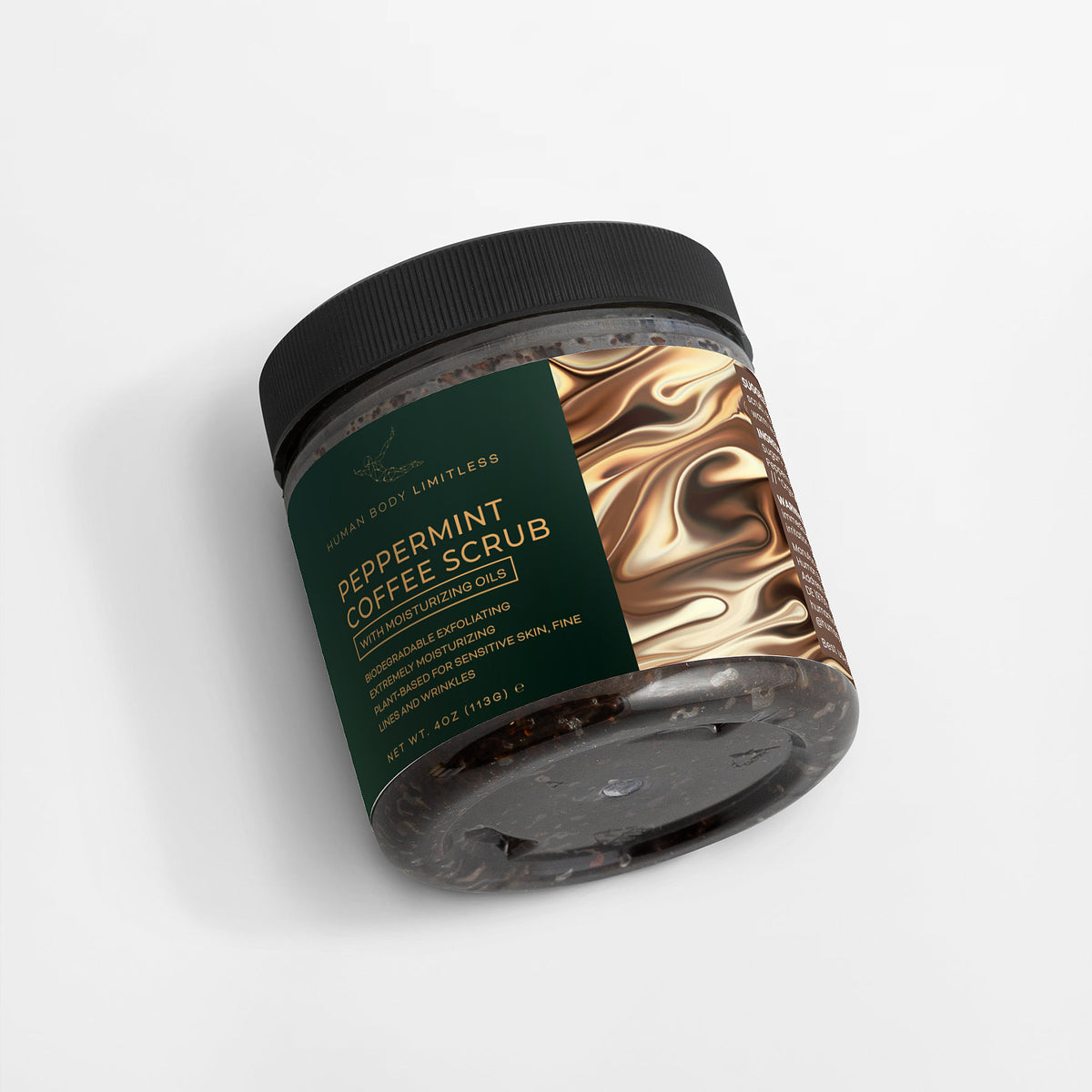 100% Natural Peppermint Coffee Scrub