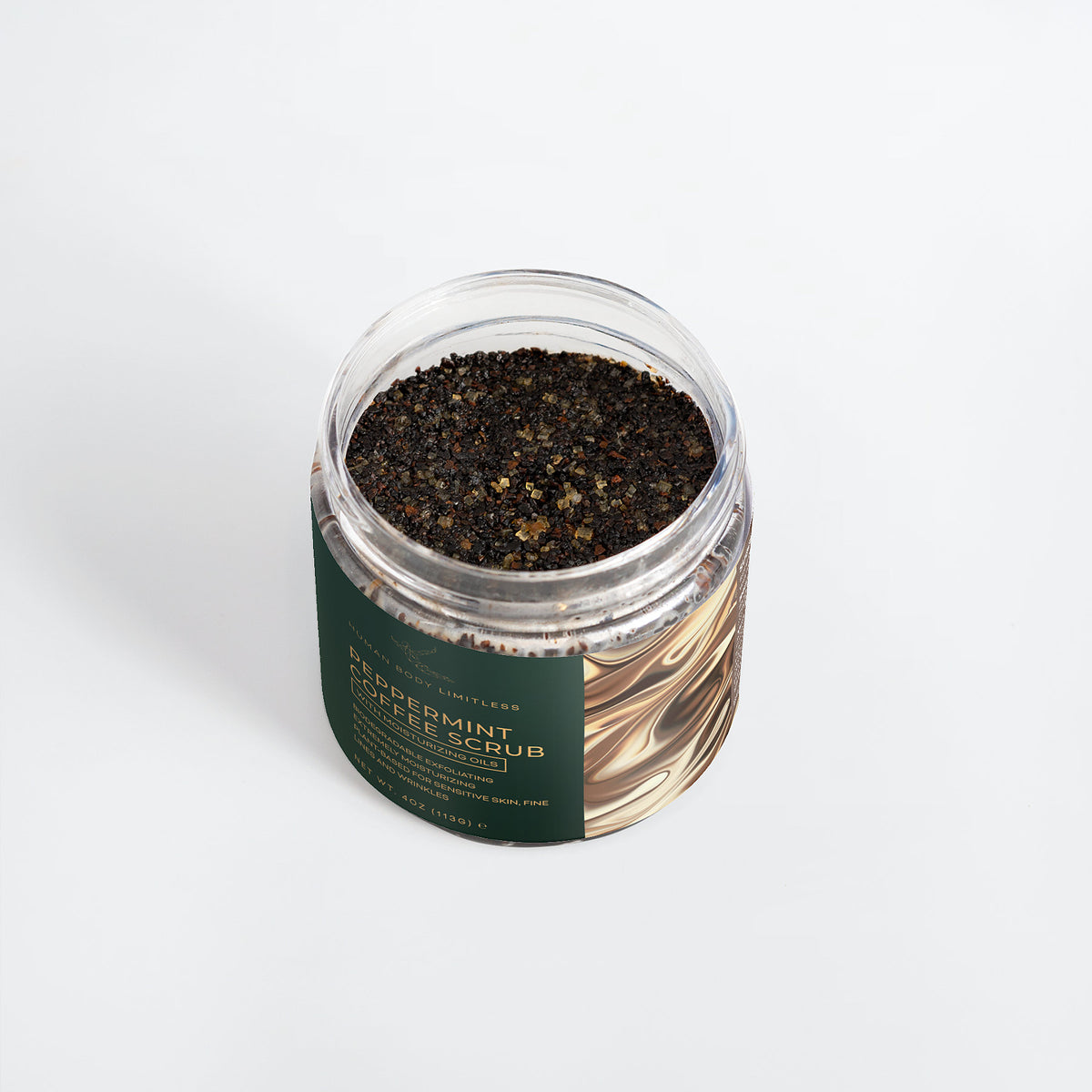 100% Natural Peppermint Coffee Scrub