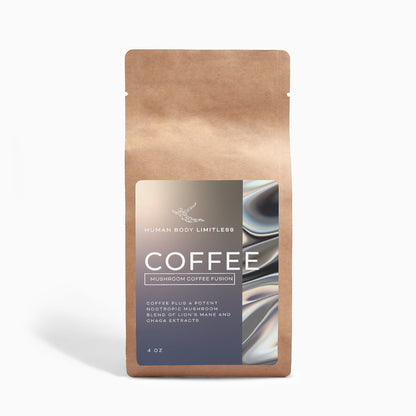 Organic Mushroom Coffee — Lion's Mane & Chaga 4oz